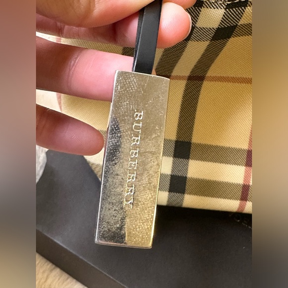 BURBERRY MINI HANDBAG NOVA CHECK PVC 🌟 AUTHENTIC 🌟 - Picture 10 of 11